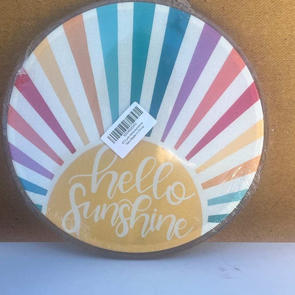 Hello Sunshine Wall Art/ Boho, Rustic , Decor Canvass
